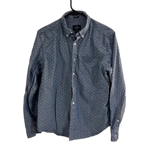American Eagle Medium Prep Fit Shirt - Picture 1 of 4